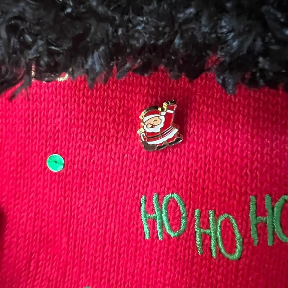Merry & Bright Petites Christmas Sweater Vest - Picture 5 of 7